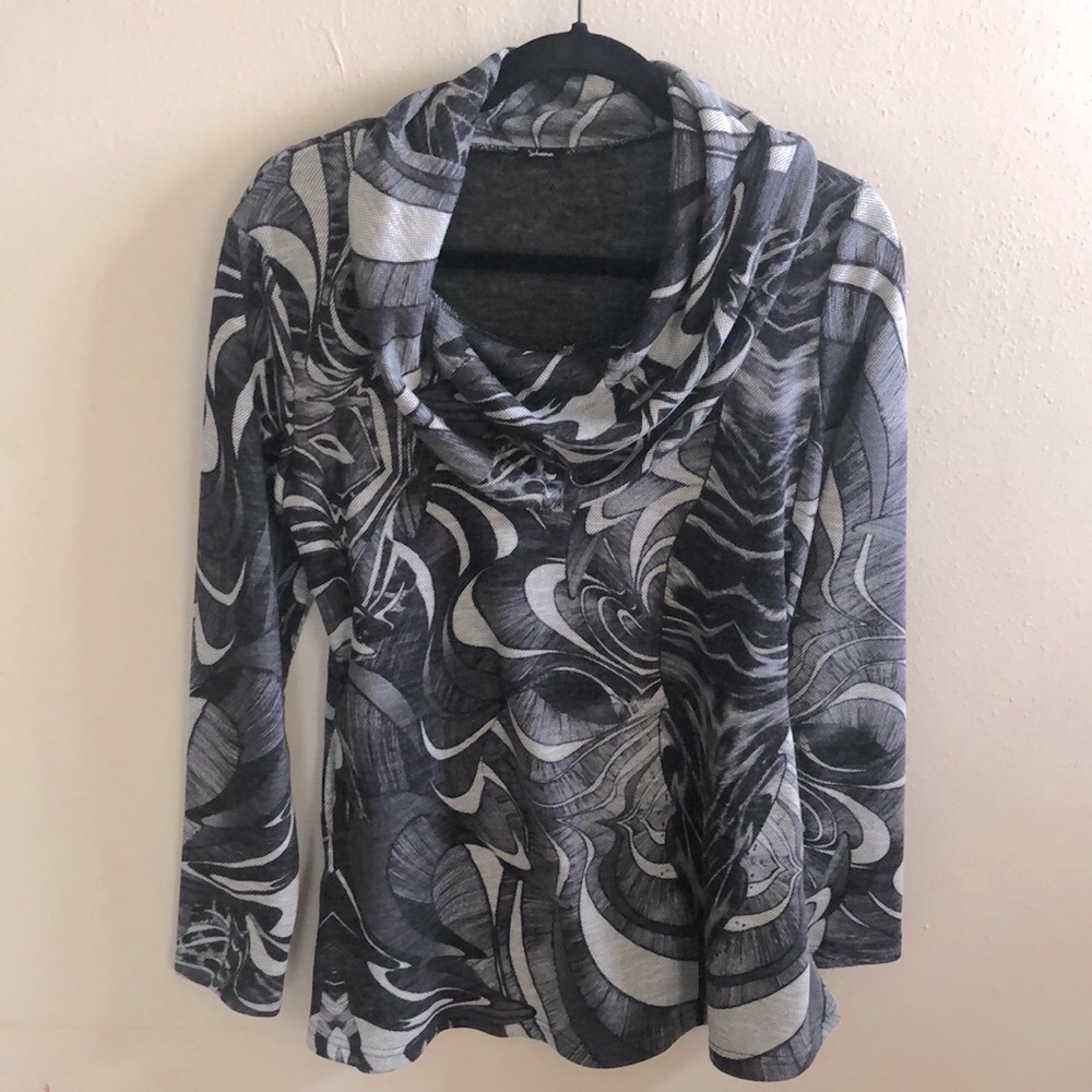Abstract print tunic by Shana